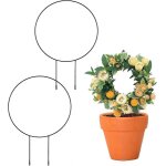 Noir - lot de 2 tuteurs pour plantes d'int�rieur - support pour plantes d'int�rieur - support pour plantes ...