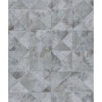 Noordwand papier peint topchic graphic shapes facet gris mtallis