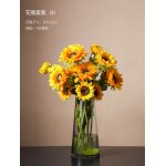 Nordic light luxe verre peint or vase transparent décoration salon arrangement floral table a manger ... Nordic light luxe verre peint or vase transparent décoration salon arrangement floral table a manger ...