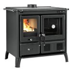 La nordica gardenia vst. 16 steel int�rieure chemin�e autonome bois de chauffage noir