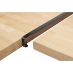 Nordlinger pro profil jonction d'angle - aluminium - 2 / 4r 38 mm r3 / 5 mm x 670 mm - noir