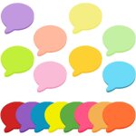 Notes autocollantes, 800 feuilles de 3 x 3 pouces en forme de bulles d'air aux couleurs vives et créatives ... Notes autocollantes, 800 feuilles de 3 x 3 pouces en forme de bulles d'air aux couleurs vives et créatives ...