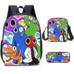 Nouveau sac a dos d'ecole roblox rainbow friends pour eleves du primaire - haute qualite(trousse amis ...