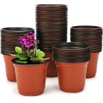Nouvelhorizonstore - 100 pi�ces 10cm pots de fleurs, pot pour semis exterieur, pot plastique plante, ...