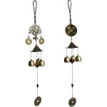 Nouvelhorizonstore - 2 pi��ces carillons ��oliens fengshui, carillons ��oliens chinois, ��olien cloches ...