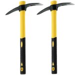 Nouvelhorizonstore - 2 pi�ces 38 cm grande pioche � pointe, pioche de jardin avec manche en fibre de ...