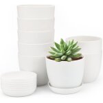 Nouvelhorizonstore - 8 pi�ces 10cm cache pot de fleurs plastique, pot de plante ext�rieur, pot de fleurs ...