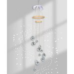 Nouvelhorizonstore - boule a facettes attrape - soleil - d�coration de fen�tre - rotation en spirale ...