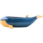 Nouvelhorizonstore - cache - pot ¿ pot de fleurs ¿ bac d�coratif en c�ramique comme baleine ¿ dimensions ...