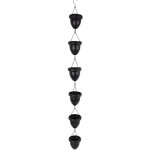 Nouvelhorizonstore - cha�nes de pluie, 100 cm de long, ornement de jardin, cha�ne de pluie en forme de ...
