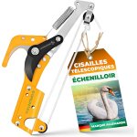 Nouvelhorizonstore - chenilloir cisaille t�lescopique coupe - branches compatible avec perche et scie ...
