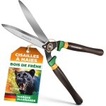 Nouvelhorizonstore - cisaille � haie de jardin 54 cm panther. taille - haie manuel avec manche en bois ...
