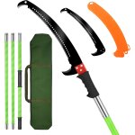 Nouvelhorizonstore - coupe branche telescopique avec lame: 4m scies d'�lagage, scie � perche t�lescopique ...