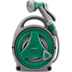 Nouvelhorizonstore - enrouleur de tuyau d'arrosage de 14 m, compact et portable avec 8 buses de pistolet ...