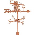 Nouvelhorizonstore - girouette de jardin exterieur �� raisin pour montage sur toit girouettes en m��tal ...