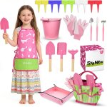 Nouvelhorizonstore - kit jardinage enfant, kit d`outils de jardin avec sac, outils de jardin inclus seau, ...