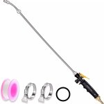 Nouvelhorizonstore - lance d'extension coud�e en acier inoxydable, barre de pulv�risation, poign�e en ...