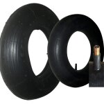 Nouvelhorizonstore - okao pneu brouette 3. 50 - 8 + chambre � air compatible roue de remorque, tracteur ...