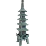 Nouvelhorizonstore - la pagode du temple de nara d��cor asiatique statue de jardin, grand 71 cm, polyr��sine, ...