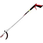 Nouvelhorizonstore - pince ramasse - d�chets professionnelle, rouge / argent�, 85 cm