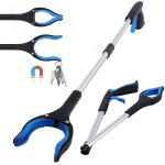 Nouvelhorizonstore - pince ramasse objet 81cm, pince telescopique avec crochet magn�tique, pince pour ...