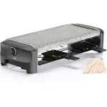 Nouvelhorizonstore - raclette et pierre � cuire party 8, pour 8 personnes, grande surface 42 x 21 cm, ...