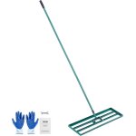 Nouvelhorizonstore - r�teau de nivellement de pelouse 91x25 cm raclette � gazon manche en acier 1981 ...