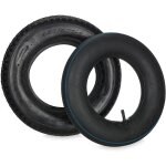 Nouvelhorizonstore - roue brouette avec chambre � air, profil�e, 4. 00 - 8 pouces, pneumatique, charge ...