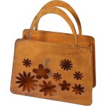 Nouvelhorizonstore - sac � planter - photophore d�coratif de parterre - en m�tal rouill� - 27 cm x 32 ...