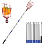 Nouvelhorizonstore - san like perche cueille fruit telescopique 4 m, cueilleur de fruits avec manche ...
