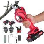 Nouvelhorizonstore - s�cateur electrique 30mm, coupe branche 21v avec 2�2000mah batteries rechargeables, ...