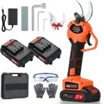 Nouvelhorizonstore - s�cateur �lectrique - s�cateur �lectrique professionnel 40 mm avec 2 batteries 21 ...