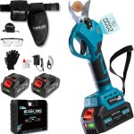 Nouvelhorizonstore - s�cateur �lectrique sans fil 40 mm max - 800w brushless - 2 batteries 6000 mah - ...