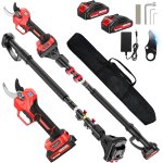 Nouvelhorizonstore - s�cateur electrique sans fil avec perche 2, 5 m, 50mm secateur telescopique electrique ...