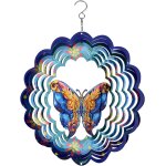 Nouvelhorizonstore - spinner a vent suspendu, 32x25cm spinners de jardin eolien moulin a vent metal cadeaux ...