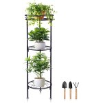 Nouvelhorizonstore - support plantes interieur metal, porte plante exterieur balcon, 3 niveaux tabouret ...