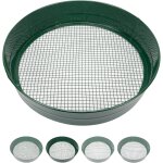 Nouvelhorizonstore - tamis de jardin en diff�rentes tailles de maillage tamis rond 33cm Ø tamis de sol, ...