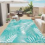 Nouvelhorizonstore - tapis d'ext��rieur r��versible en plastique 180 x 270 cmtapis de sol camping car ...