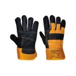 Null - gant docker cuir ameublement couleur : jaune taille xl - portwest