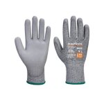Null - gant paume pu coupure c couleur : gris taille xs - portwest