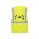 Null - gilet executive de distanciation sociale 2m couleur : jaune taille xxxl - portwest Null - gilet executive de distanciation sociale 2m couleur : jaune taille xxxl - portwest