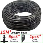 Oasis 5 - 140m arrosage de jardin 3 / 5mm tuyau d'irrigation 1 / 8 ''tube serre bonsaï plante fleur goutte ... Oasis 5 - 140m arrosage de jardin 3 / 5mm tuyau d'irrigation 1 / 8 ''tube serre bonsaï plante fleur goutte ...