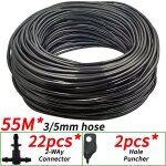 Oasis 5 - 140m arrosage de jardin 3 / 5mm tuyau d'irrigation 1 / 8 ''tube serre bonsaï plante fleur goutte ... Oasis 5 - 140m arrosage de jardin 3 / 5mm tuyau d'irrigation 1 / 8 ''tube serre bonsaï plante fleur goutte ...