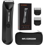 Oayew - maxrgroom tondeuse intime homme, tondeuse corps, tondeuse partie intime homme, tondeuse etanche ...