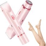 Oayew - rasoir electrique femme, 2 en 1 tondeuse femme intime, double t�te avec chargement usb - c, ipx7 ...