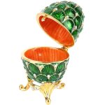 Oeuf, bote de bibelot d'oeuf de, oeuf de emaill peint a la main, bote a bijoux dcorative a charnire ...