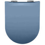 Olfa - abattant uni wood slim double avec descente assist�e bleu azur 36. 5x48 cm