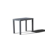 Olhao - console extensible aluminium - 2 / 6 pl