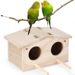 Omabeta nichoir � oiseaux nids doiseaux en bois pour animaux de compagnie, bo�te d�levage, cage, accessoires ...