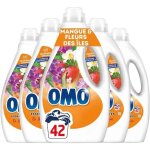 Omo - lessive liquide - 210 lavages - mangue et fleurs des les - parfum longue dure aux essences naturelles ...